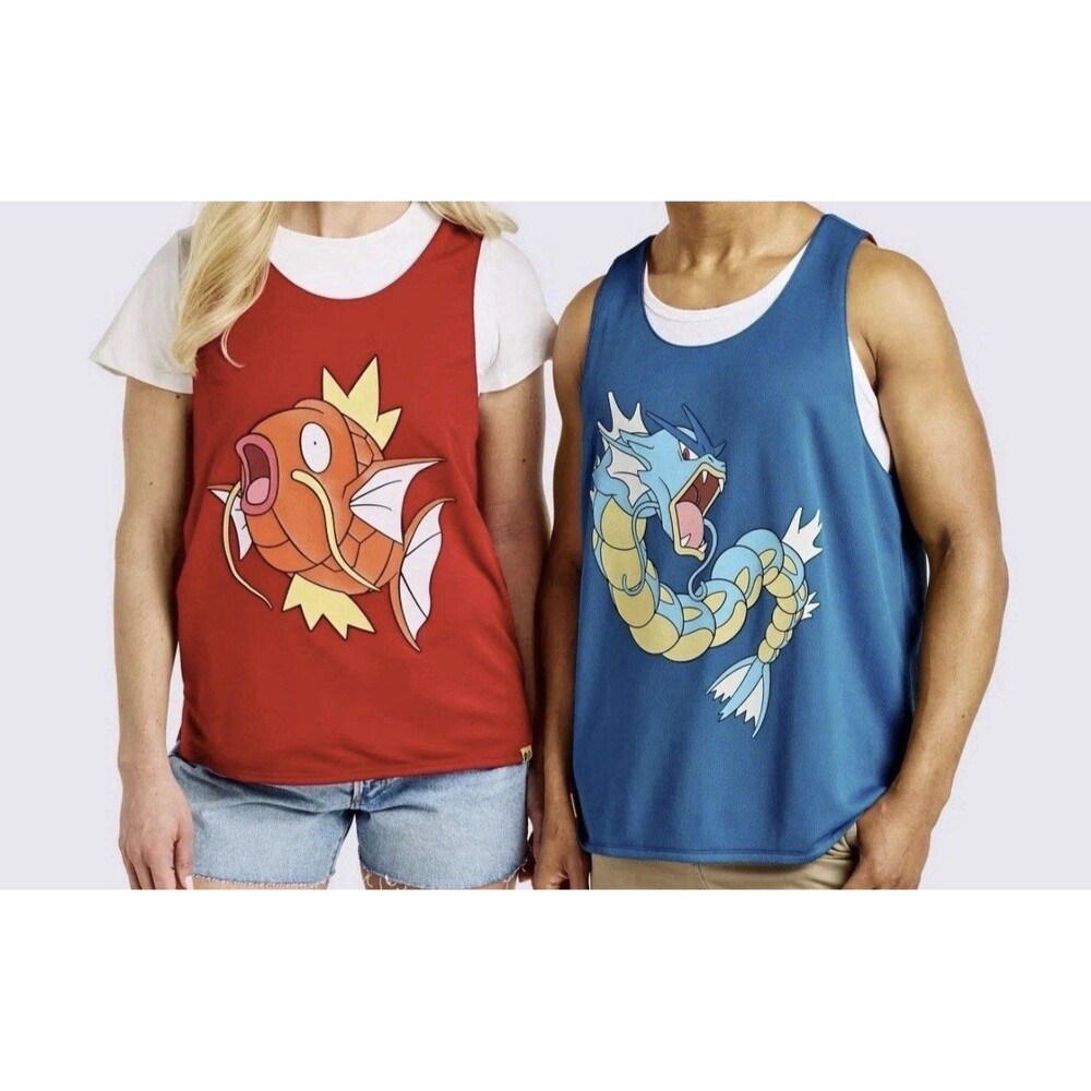 Pokemon X Target Exclusive Adult Reversible Magikarp Gyarados Jersey Large NWT